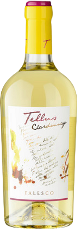 Bottiglia di Tellus Chardonnay Lazio IGP di Falesco