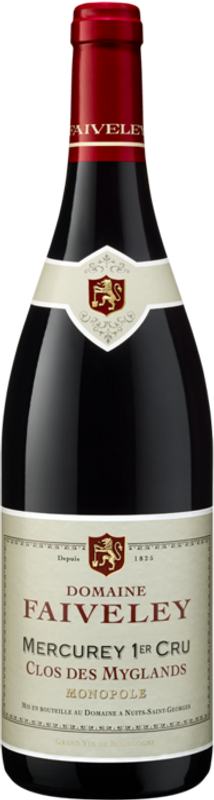 Bottiglia di Mercurey AC 1er Cru Clos des Myglands di Faiveley