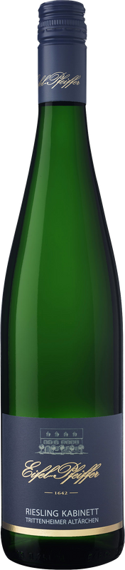 Flasche Trittenheimer Altärchen Riesling Kabinett fruchtig QmP von F.J. Eifel