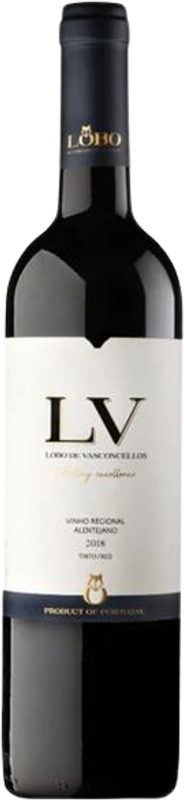 Bottle of LV tinto V.R. Alentejano from Lobo de Vasconcellos Wines