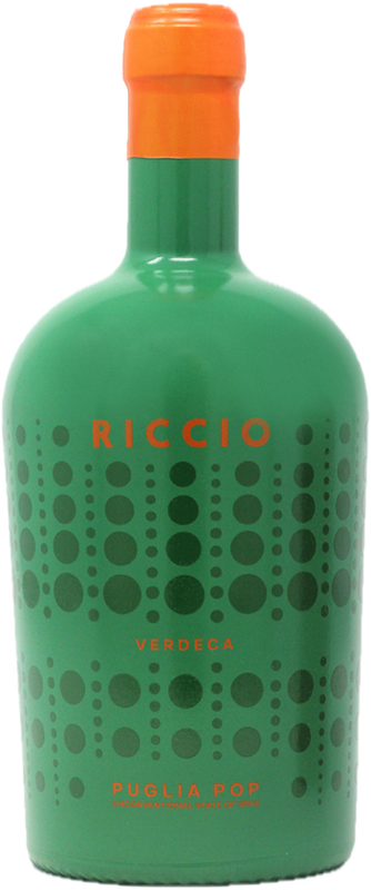 Bottle of Riccio Verdeca from Puglia Pop