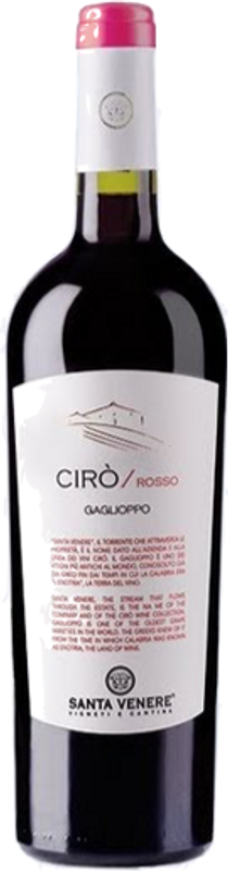 Bouteille de Cirò DOP Rosso Calabria de Santa Venere