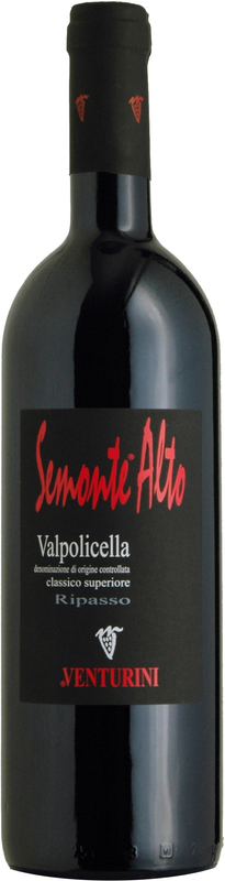 Bottle of Valpolicella Ripasso DOC Semonte Alto from Venturini Massimino