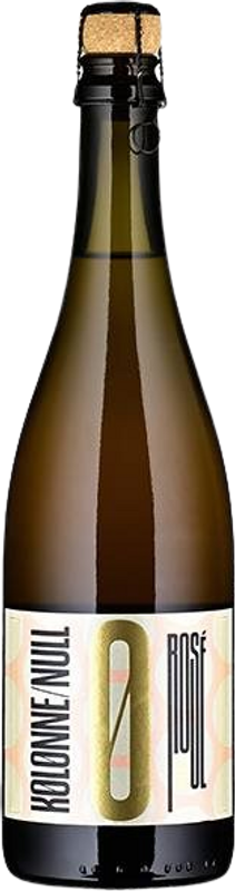 Bottiglia di Prickelnd Rosé Alkoholfreier Schaumwein Edition Julius Wasem di Kolonne Null