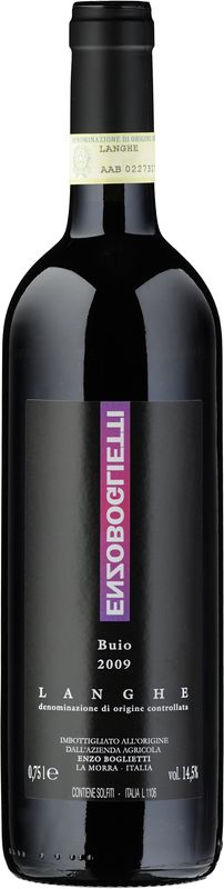 Flasche Buio Langhe Rosso DOC von Boglietti Enzo