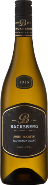 Image of Backsberg Backsberg Black Label Range John Martin Sauvignon Blanc - 75cl - Coastal Region, Südafrika bei Flaschenpost.ch