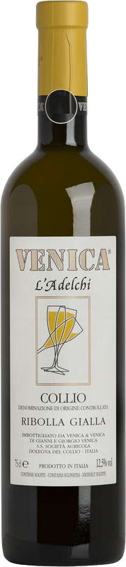 Bottle of Ribolla Gialla Collio L'Adelchi DOC from Venica & Venica