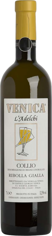 Bottiglia di Ribolla Gialla Collio L'Adelchi DOC di Venica & Venica