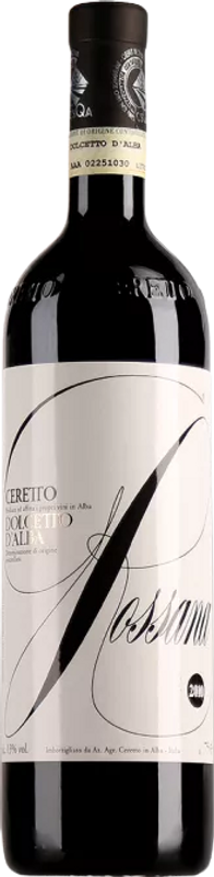 Flasche Dolcetto d'Alba DOC Rossana von Azienda Vinicole Ceretto