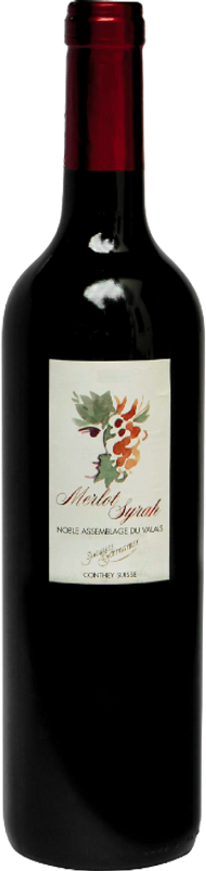 Flasche Syrah/Merlot AOC du Valais von Jacques Germanier