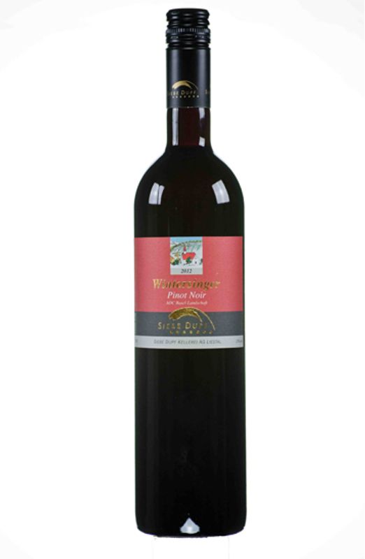 Bottiglia di Wintersinger Pinot Noir AOC Basel-Landschaft di Siebe Dupf Kellerei