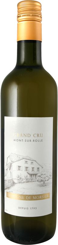 Bottiglia di Grand Cru Mont-sur-Rolle La Côte AOC di Domaine de Morsier