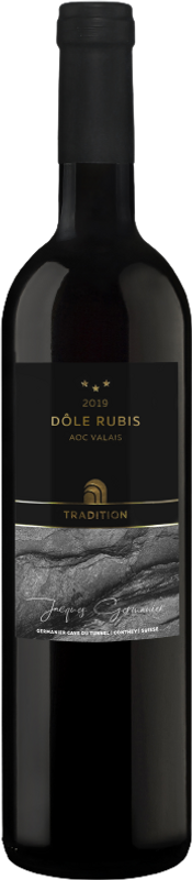 Flasche Dôle Rubis AOC du Valais von Jacques Germanier