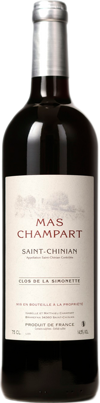 Flasche Clos De La Simonette St. Chinian AOC von Isabelle & Matthieu Champart