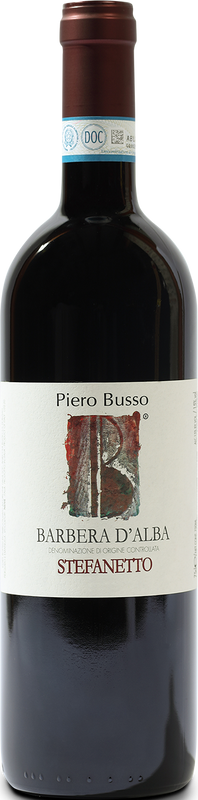 Bottle of Barbera d'Alba San Stefanetto from Piero Busso