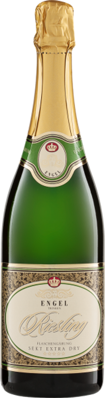 Bottle of Engel Rieslingsekt Exra-Dry from Sektkellerei am Turm