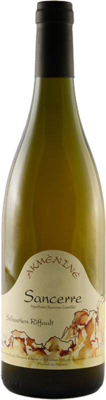 Bottiglia di Sancerre Blanc AOC Akméniné di Domaine Sébastien Riffault