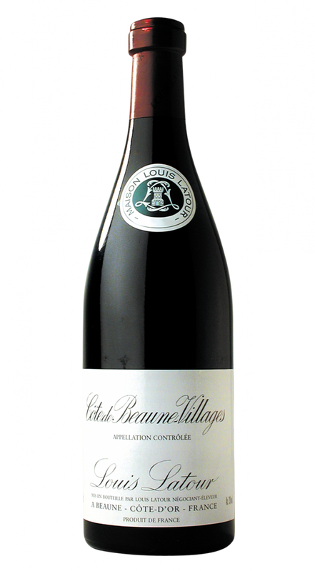 Bottle of Cote de Beaune Villages AC from Domaine Louis Latour