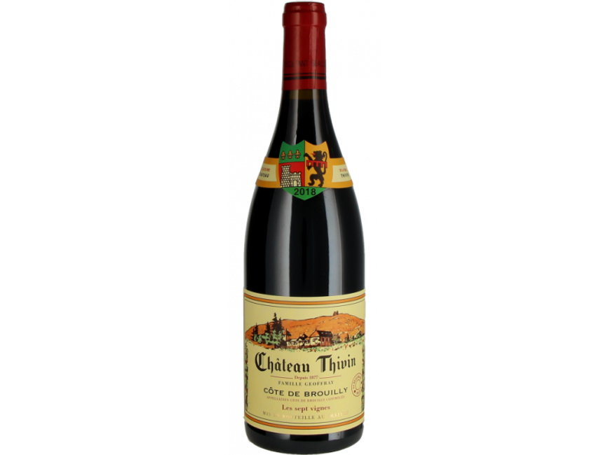 Image of Château Thivin Cote de Brouilly Les Sept Vignes - 75cl - Burgund, Frankreich bei Flaschenpost.ch