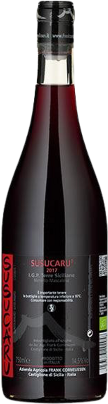 Bouteille de Susucaru Rosso IGP de Frank Cornelissen