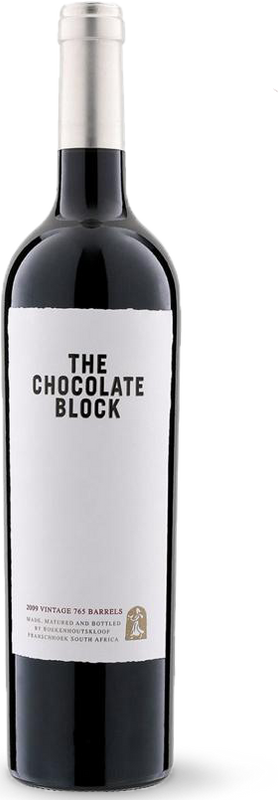 Bottle of The Chocolate Block from Boekenhoutskloof