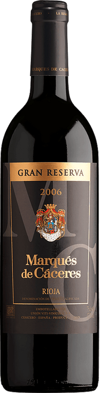 Bottle of Rioja DOCa Gran Reserva from Marqués de Cáceres