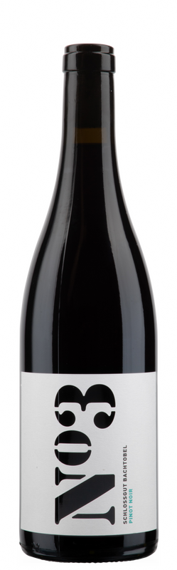 Bottle of Pinot Noir Thurgau AOC No 3 from Schlossgut Bachtobel