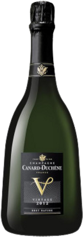 Bouteille de Champagne AOC Brut Nature Cuvée «V» Millésime de Canard-Duchêne