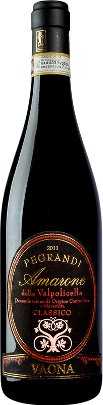Bottle of Amarone Valpolicella Classico PEGRANDI DOC from Alberto Vaona