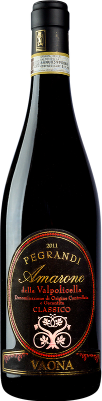 Bottiglia di Amarone Valpolicella Classico PEGRANDI DOC di Alberto Vaona