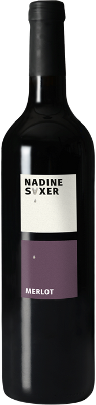 Bottle of Merlot from Weingut Nadine Saxer