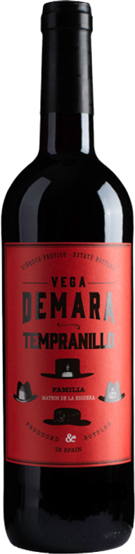 Bottiglia di Tempranillo La Mancha DO di Bodegas Vega Demara