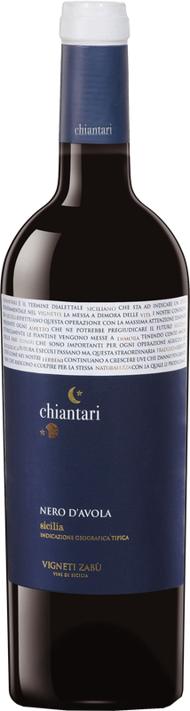Bottle of Chiantari Nero d'Avola Sicilia IGP from Vigneti Zabù