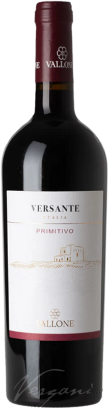 Bottle of Salento IGP Primitivo Versante from Vallone