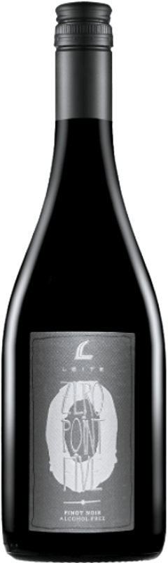 Bottiglia di Zero Point Five Pinot Noir alkoholfrei di Leitz