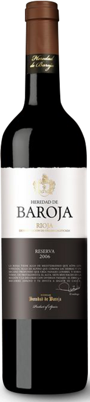Flasche Heredad de Baroja Reserva von Heredad de Baroja