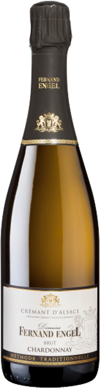 Flasche Crémant D'Alsace Chardonnay Brut von Domaine Fernand Engel
