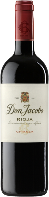 Flasche Don Jacobo Rioja DOCa Crianza von Bodegas Corral