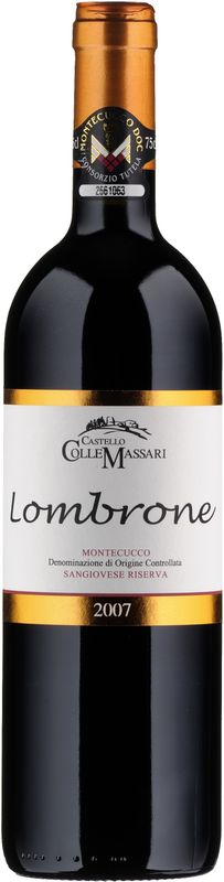 Flasche Montecucco DOC Riserva Lombrone von Castello Colle Massari