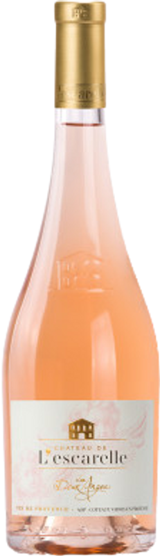 Bottle of Les Deux Anges Rosé, Coteaux Varois en Provence AOP from Château de l'Escarelle