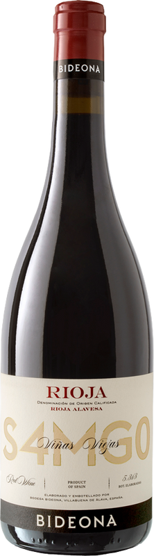 Bottle of Samaniego S4MG0 Bideona Vinos de Pueblo Rioja Alavesa DOCa from Península Vinicultores