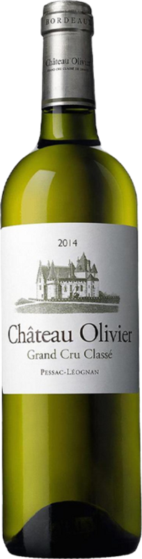 Bottiglia di Grand Cru Classe AOC di Château Olivier