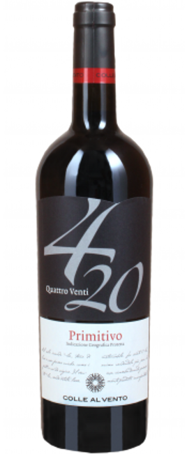 Image of Alibrianza Colle al Vento 4/20 Primitivo Salento IGP - 75cl - Apulien, Italien bei Flaschenpost.ch
