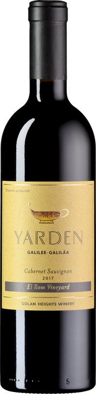 Bottle of Yarden El Rom from Golan Heights