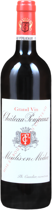 Flasche Château Poujeaux cru bourgeois Moulis AOC von Château Poujeaux