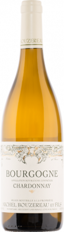 Bouteille de Bourgogne AOC Chardonnay de Michel Bouzereau & Fils