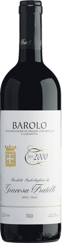 Flasche Barolo DOCG von Giacosa Fratelli