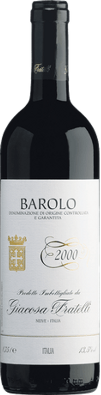 Bottiglia di Barolo DOCG di Giacosa Fratelli