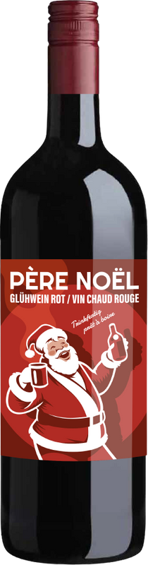 Flasche Glühwein Rot Père Noël von Scherer&Bühler