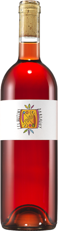 Bottiglia di Rose Rose Dardagny AOC Rosé de Gamaret AOC Genève di Les Hutins